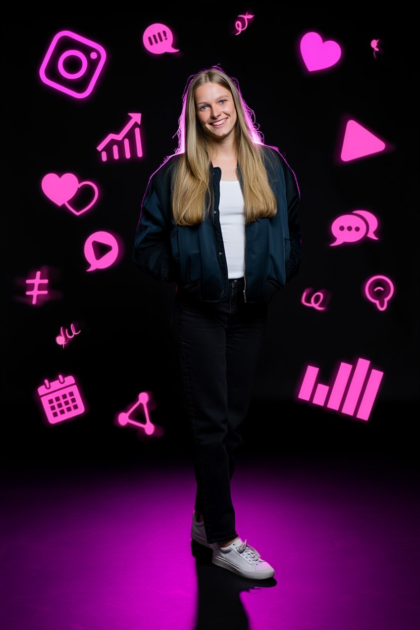 ZARA – Social Media Managerin bei NovaCraft AI